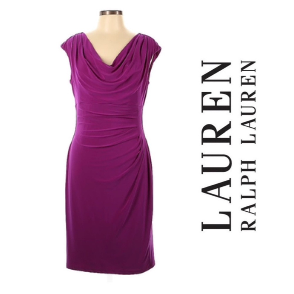 LAUREN Ralph Lauren Ruched Sheath Dress